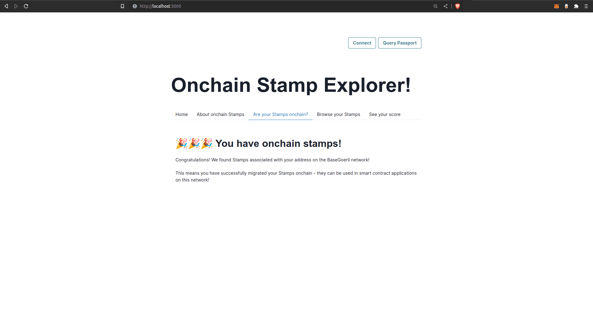 Onchain stamp explorer 1