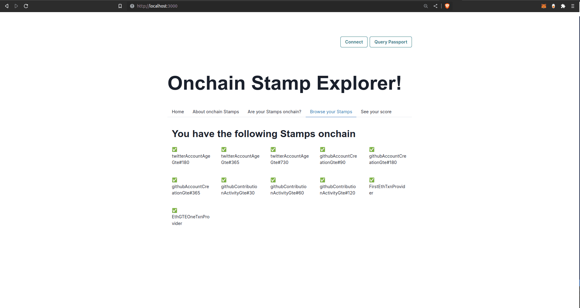 Onchain stamp explorer 2